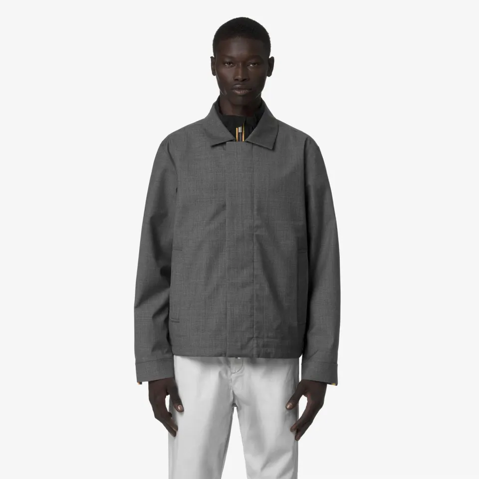 K-Way Louir 3L Wool geaca barbati scurta impermeabila