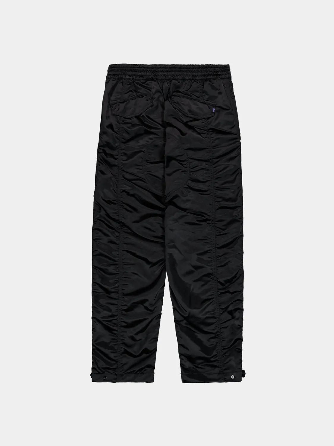 Alpha Industries MA-1 Nylon pantaloni negri relaxati