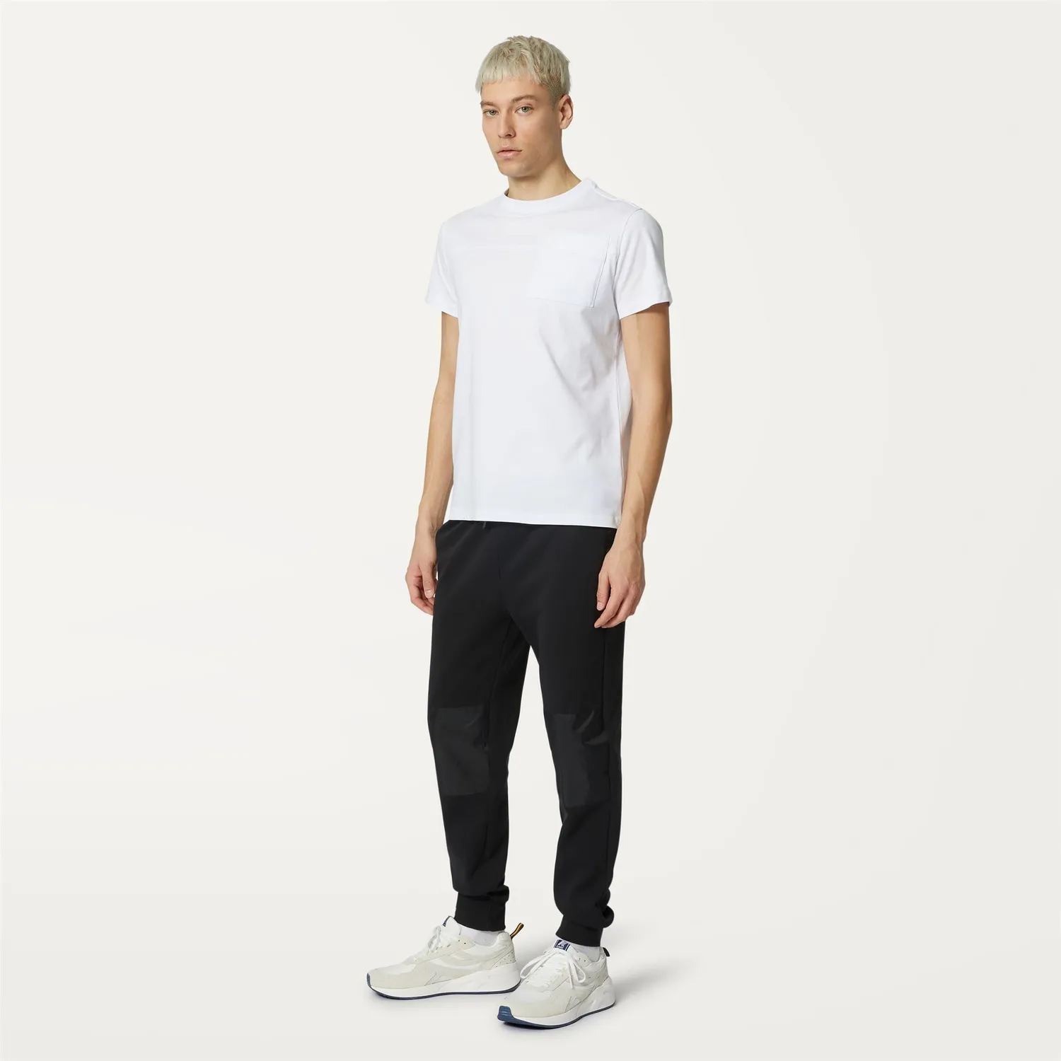 K-Way Le Vrai Bishev pantaloni sport negri bumbac