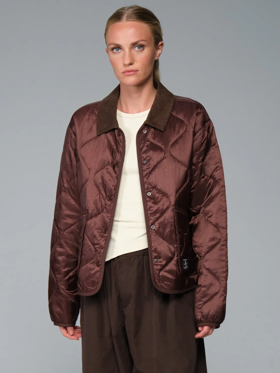 Alpha Industries Coast Liner geacă damă cocoa nailon