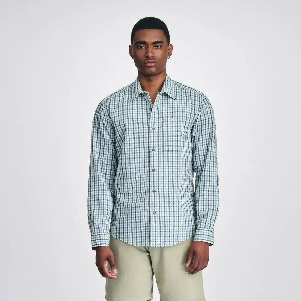 Eddie Bauer Pack It 3.0 cămașă bărbați seabreeze UPF 50+