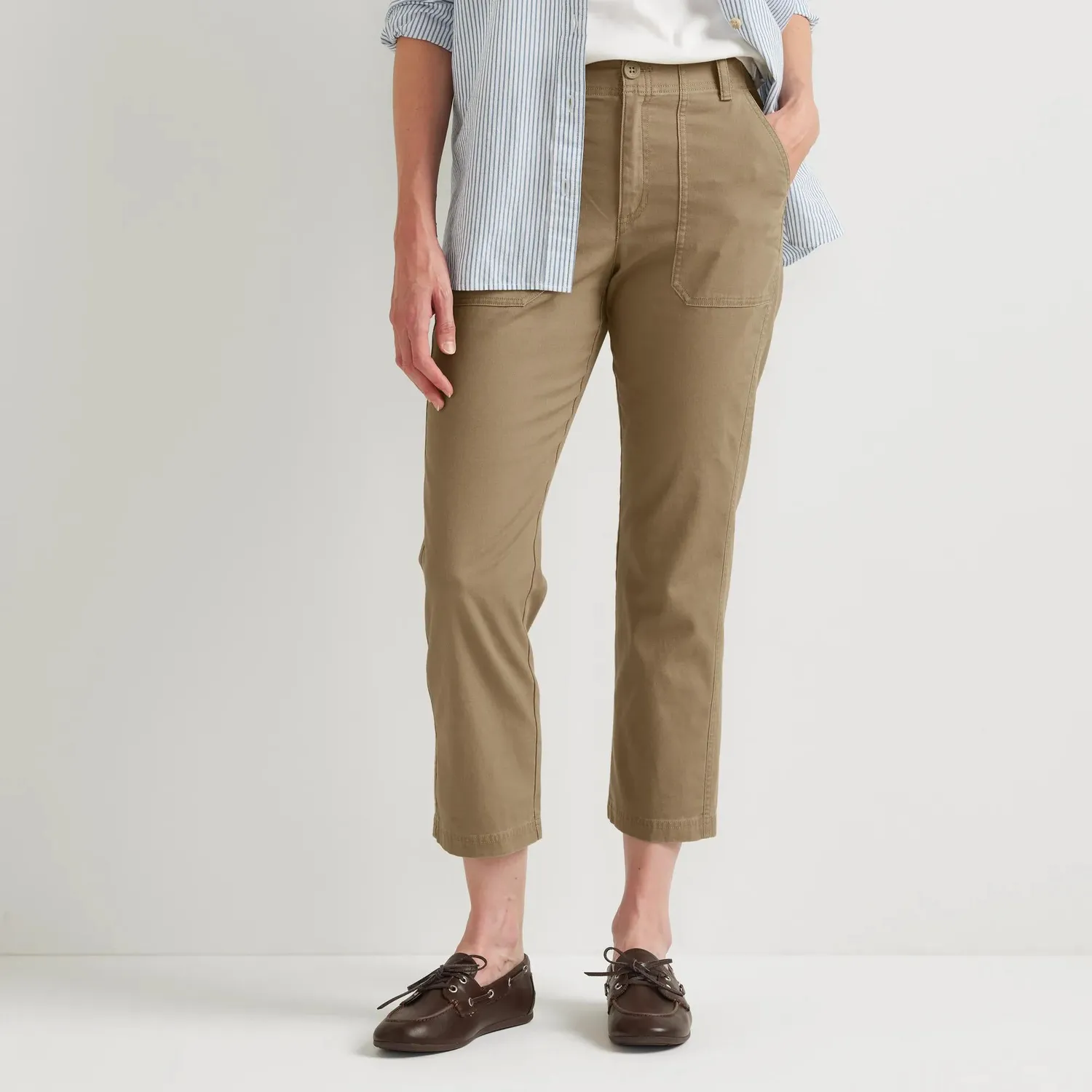 Eddie Bauer Utility Stretch pantaloni canvas dama Dusk