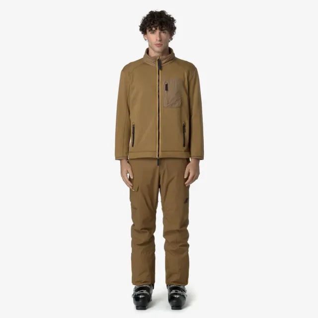 K-Way Avrieux pantaloni maro corda schi
