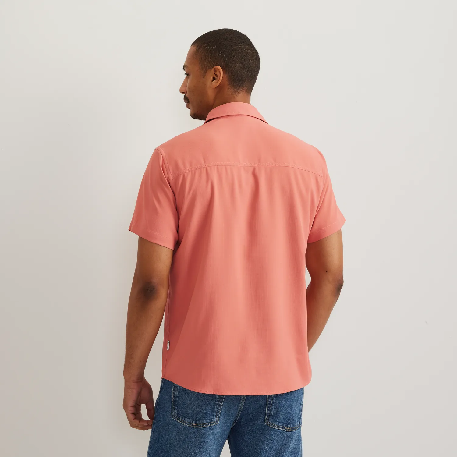 Eddie Bauer Destination Shirt-Solid camasa barbati Palm respirabila