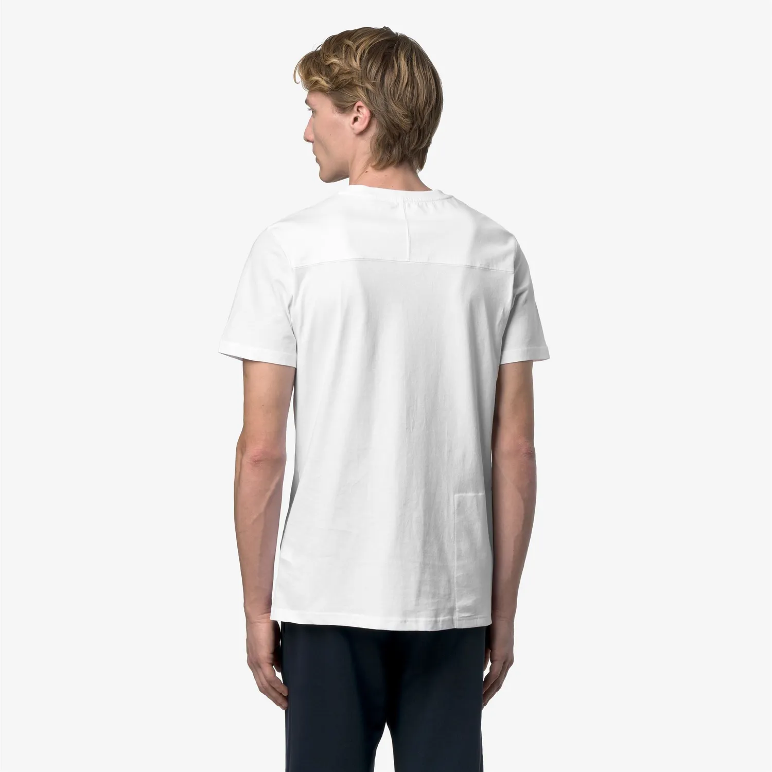 K-Way Leonide tricou unisex alb bumbac
