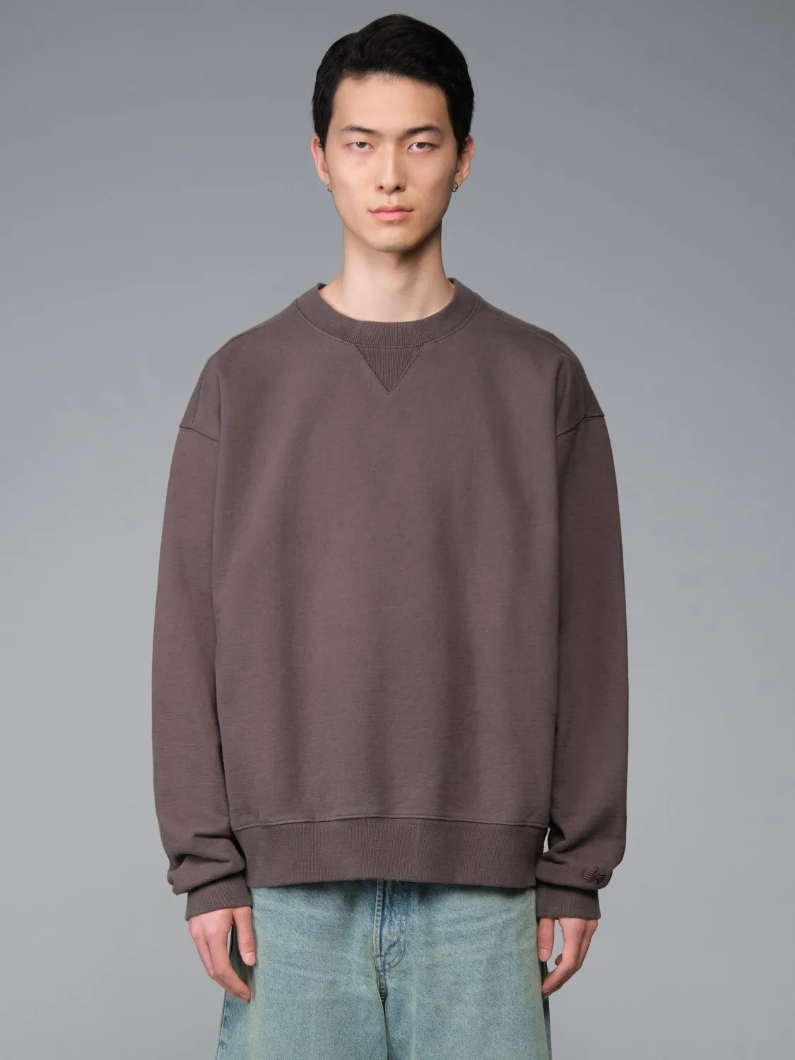 Alpha Industries Essential Crew Battlewash bluza