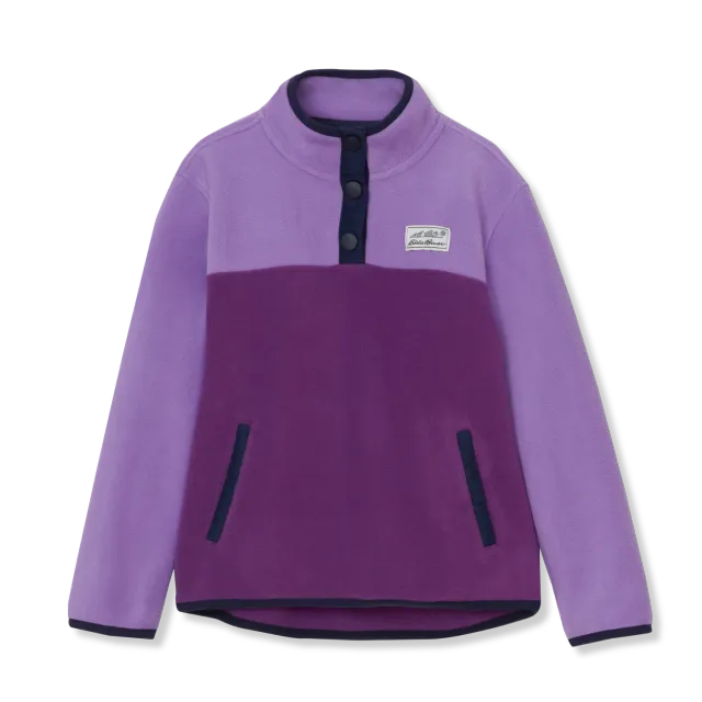 Eddie Bauer Polarfleece hanorac fete roz sfert fermoar